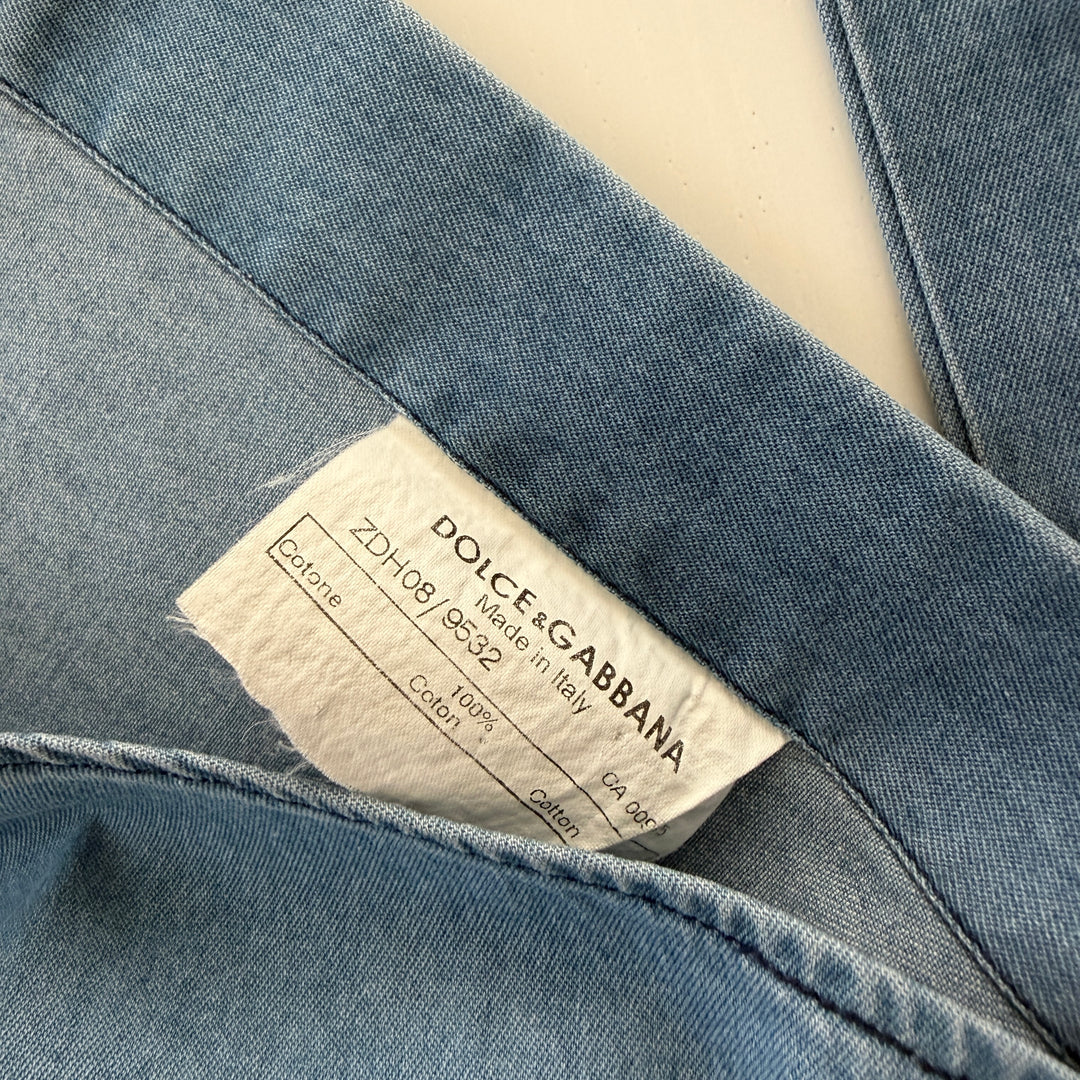 Rare DOLCE &amp; GABBANA archival denim shirt from the early 2000