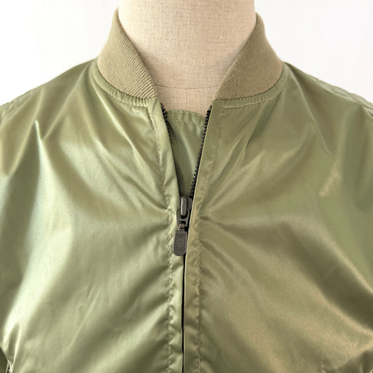 BELSTAFF olive green military-inspired bomber jacket
