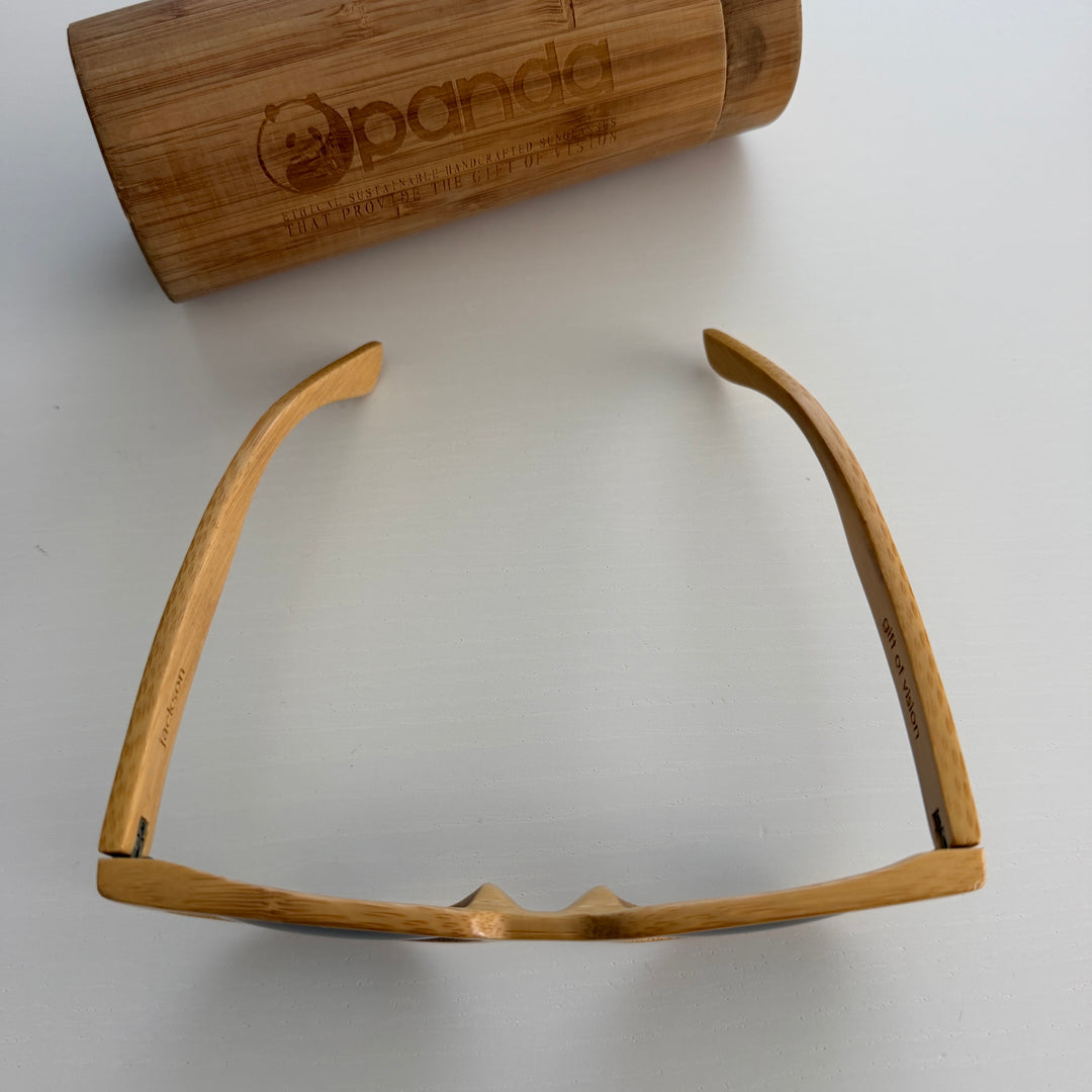 PANDA – Jackson Natural Bamboo Sunglasses | Unisex