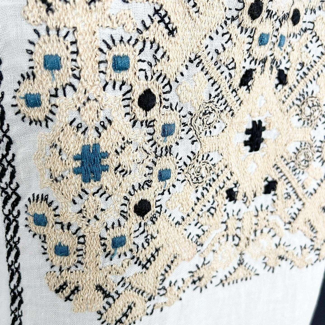 120 LINO - 120 LINO Tunic with Embellishment - AVVIIVVA.COM