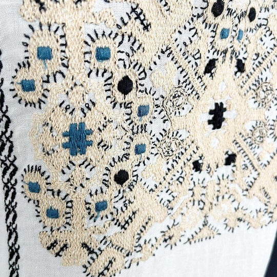 120 LINO - 120 LINO Tunic with Embellishment - AVVIIVVA.COM