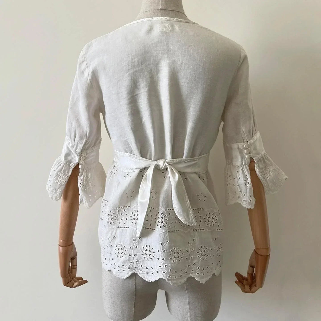 120% LINO - 120% LINO Blouse - AVVIIVVA.COM