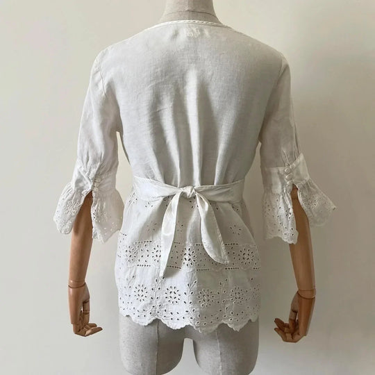 120% LINO - 120% LINO Blouse - AVVIIVVA.COM