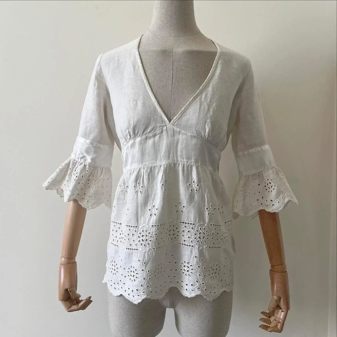 120% LINO - 120% LINO Blouse - AVVIIVVA.COM