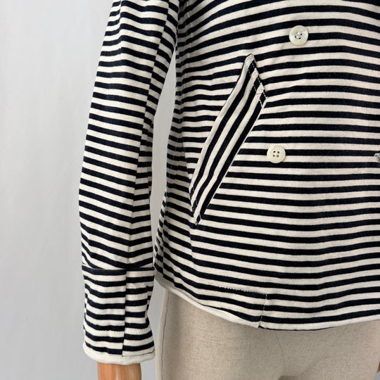 YOSHI KONDO PARIS – Striped Jacket in French Navy Style