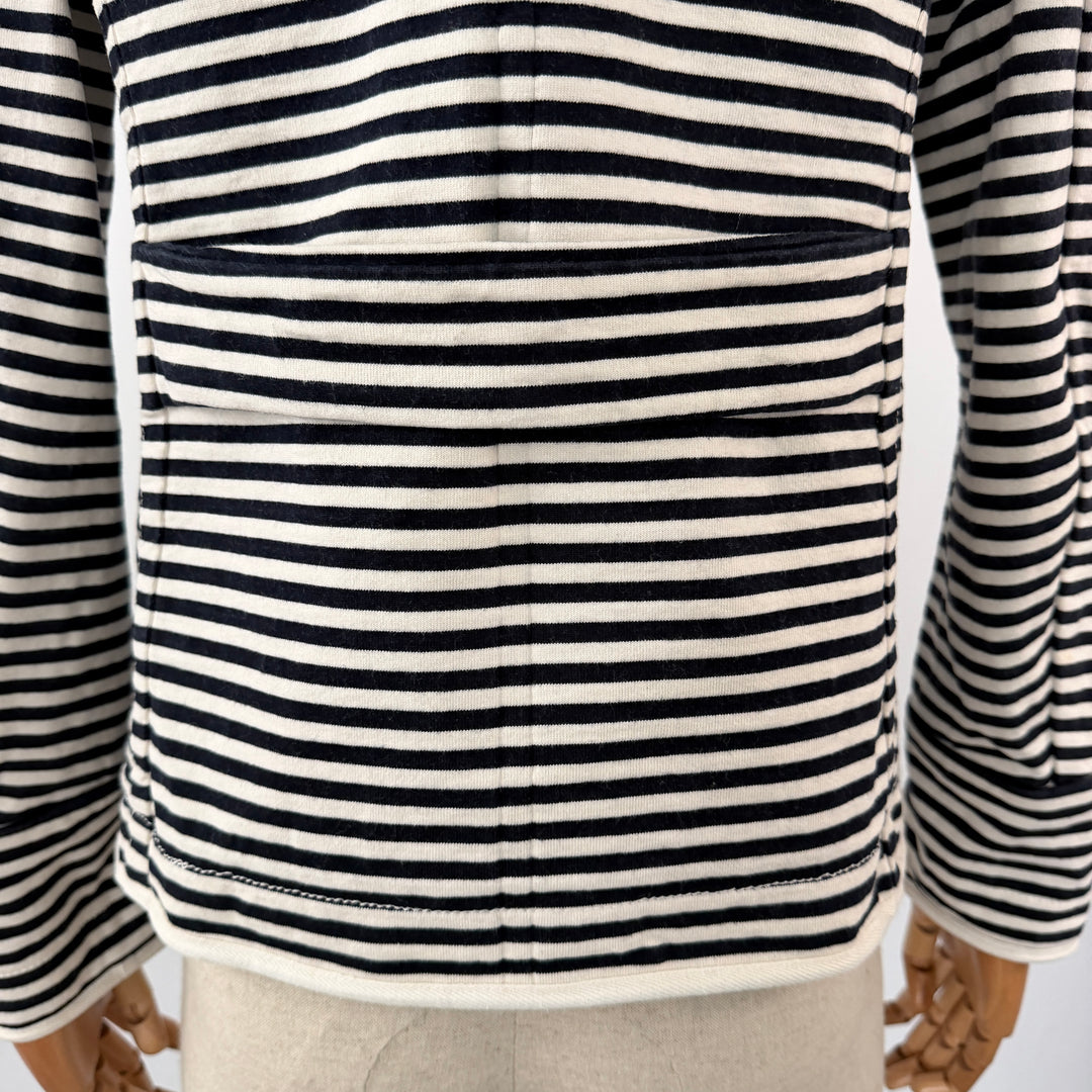 YOSHI KONDO PARIS – Striped Jacket in French Navy Style