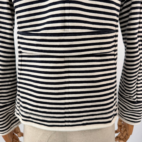 YOSHI KONDO PARIS – Striped Jacket in French Navy Style
