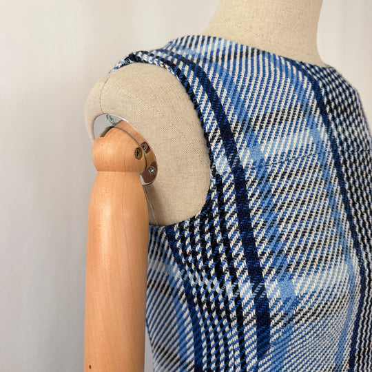 AKRIS Blue Tweed Dress