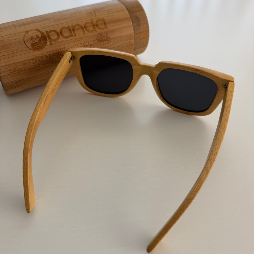 PANDA – Jackson Natural Bamboo Sunglasses | Unisex