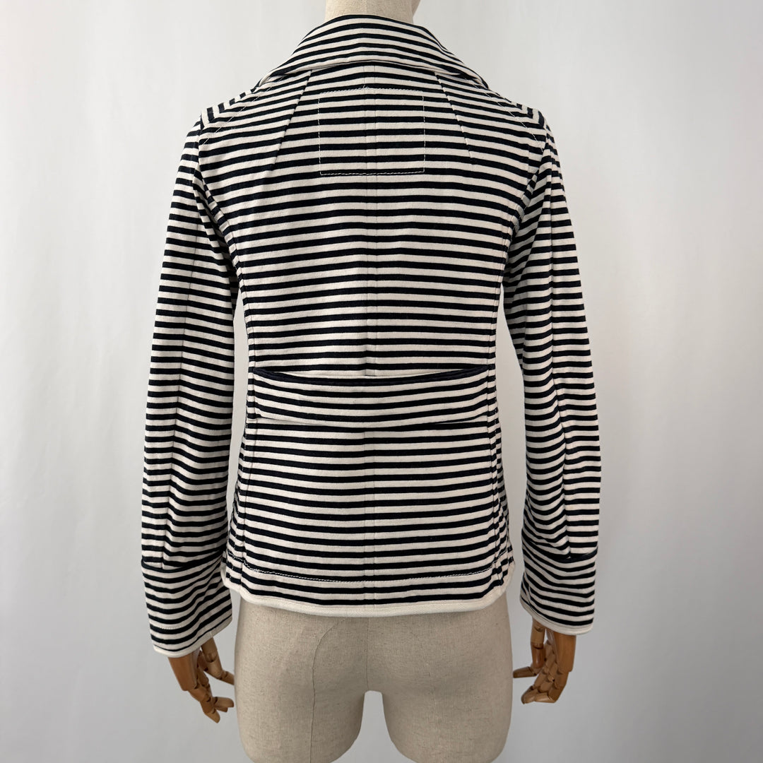 YOSHI KONDO PARIS – Striped Jacket in French Navy Style