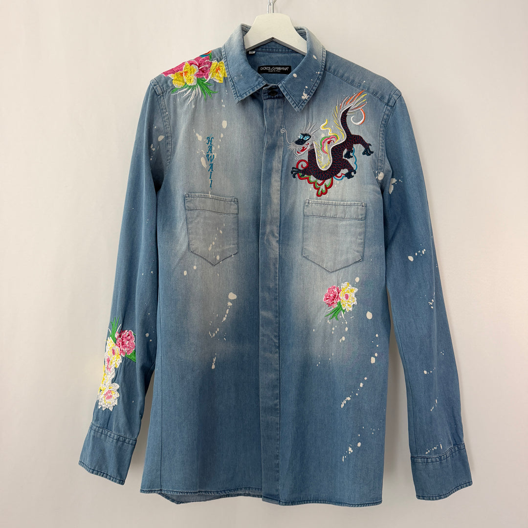 Rare DOLCE &amp; GABBANA archival denim shirt from the early 2000