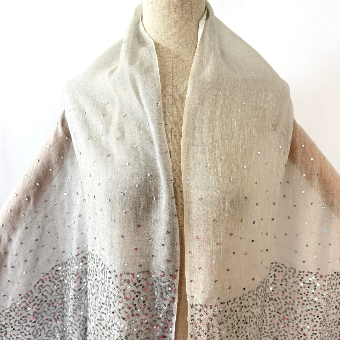 HEMISPHERE new wool/linen scarf