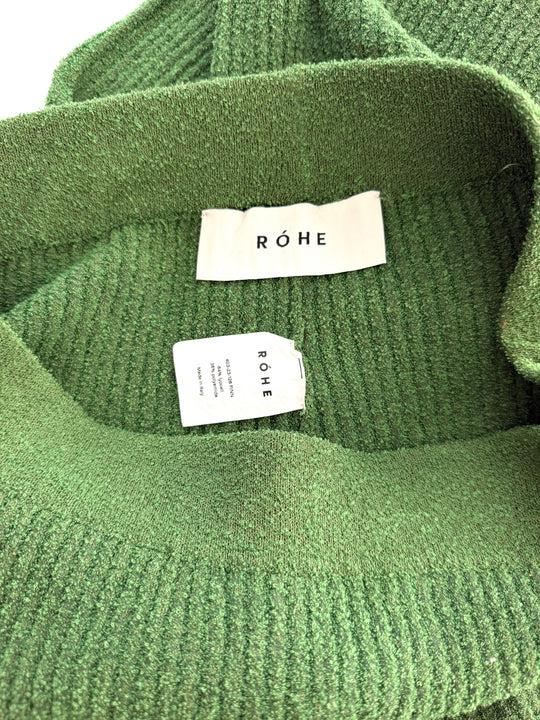 RÓHE – Finn Knit Ribbed Pants | Fern Green