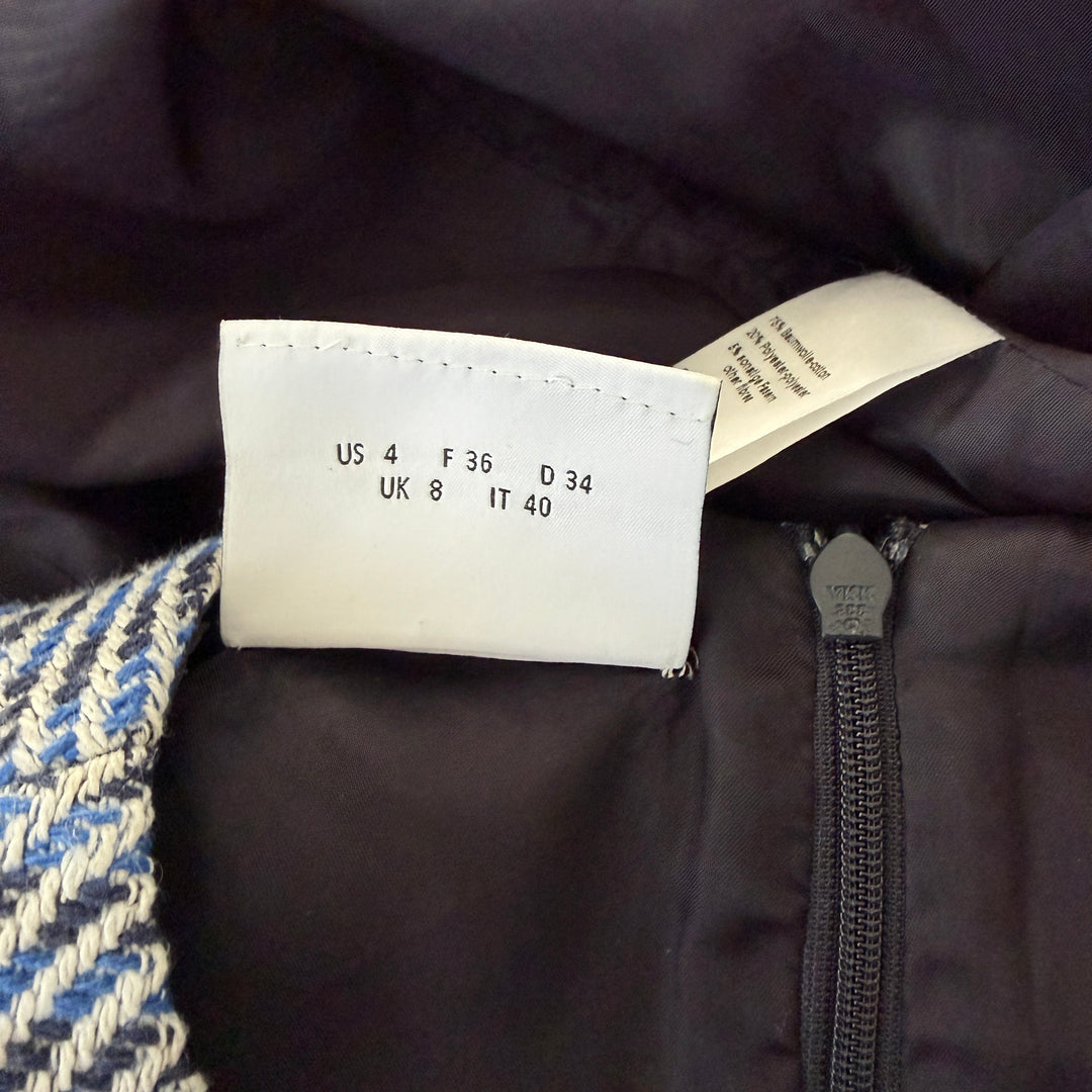 AKRIS Blue Tweed Dress