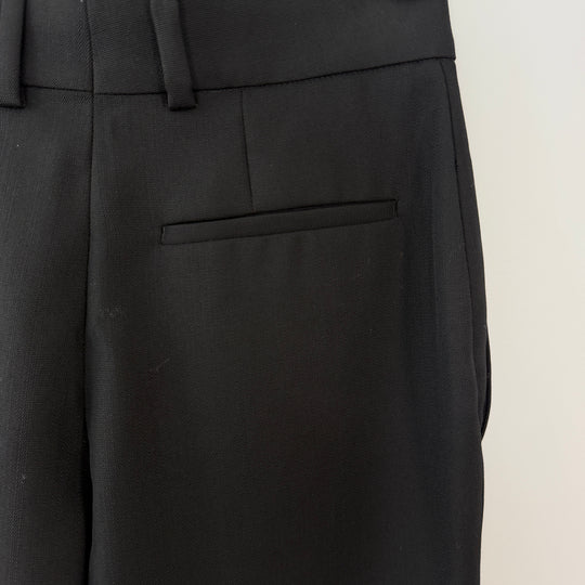 HAIDER ACKERMANN Black Wool Trousers with Gold Embroidery