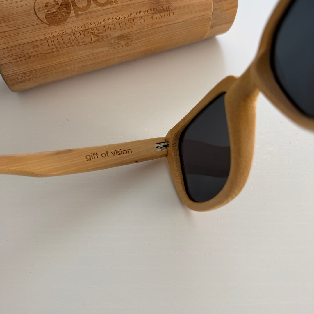 PANDA – Jackson Natural Bamboo Sunglasses | Unisex