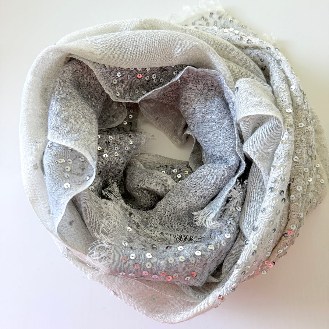 HEMISPHERE new wool/linen scarf