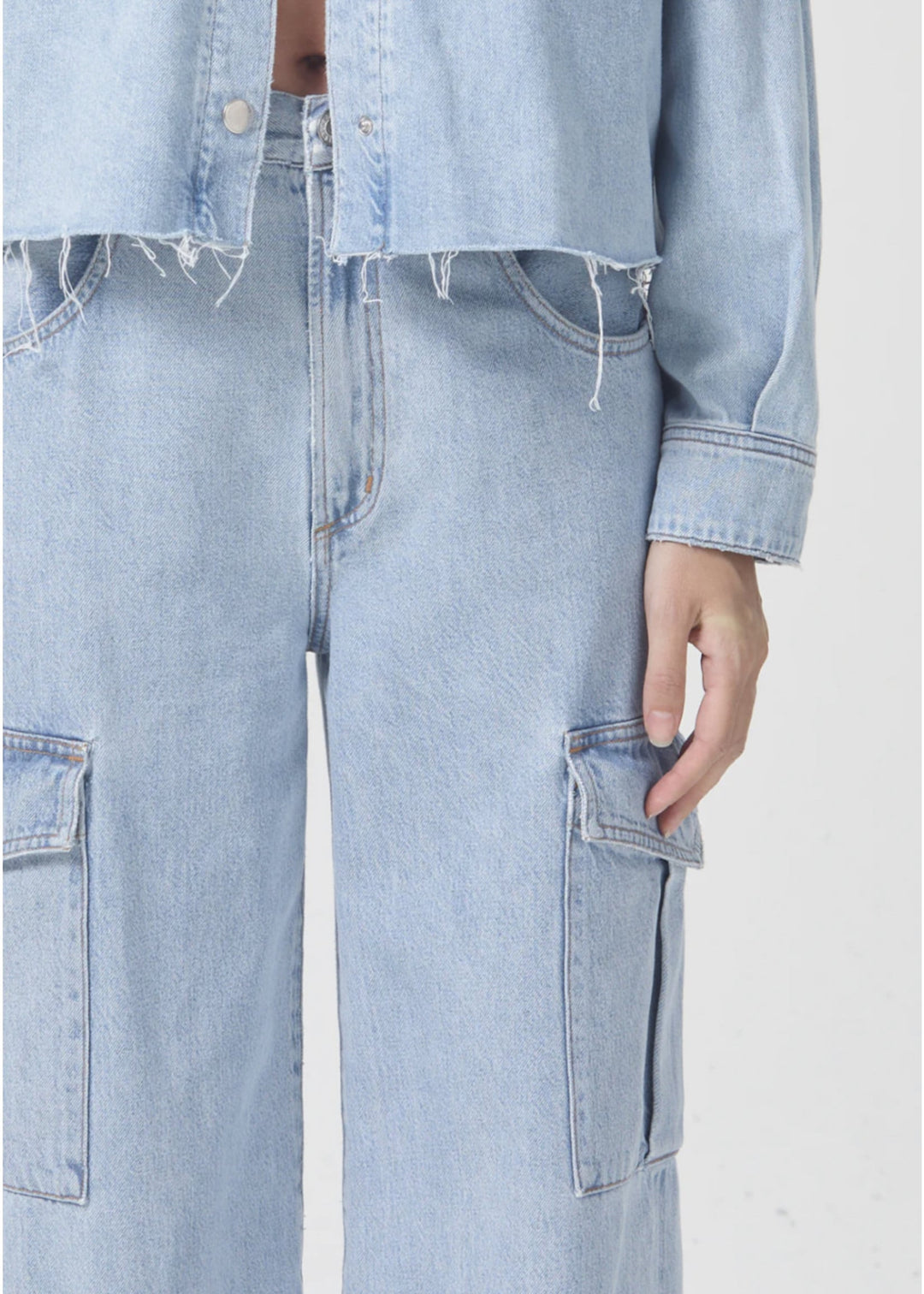 AGOLDE Minka Cargo Wide-Leg Jeans