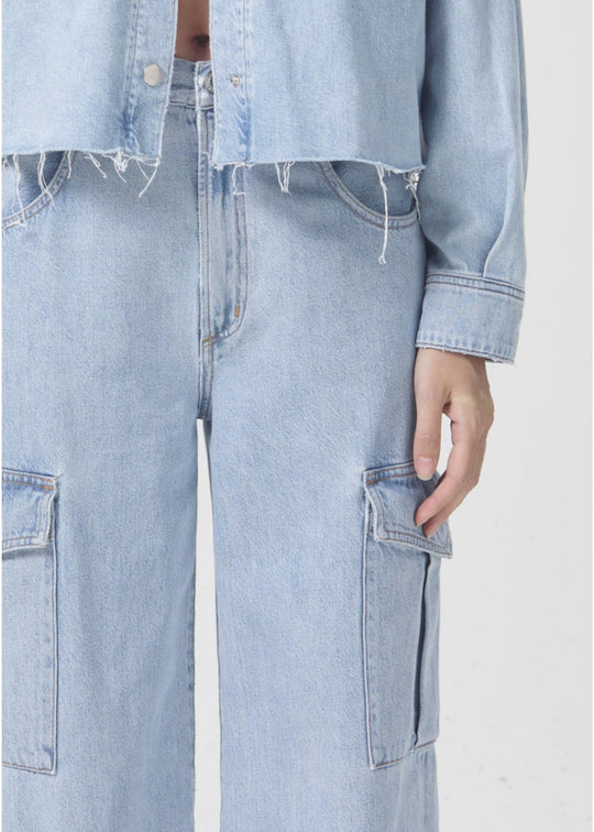AGOLDE Minka Cargo Wide-Leg Jeans