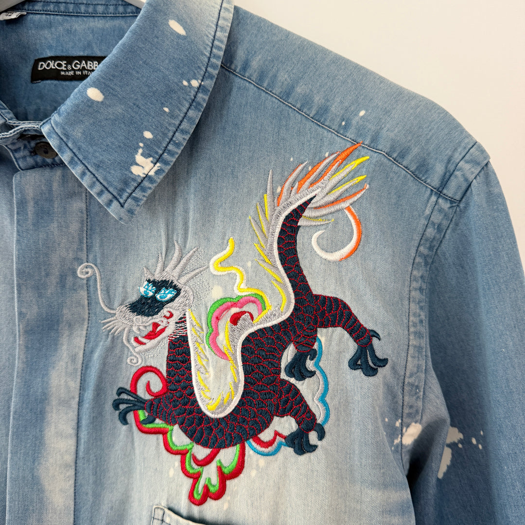 Rare DOLCE &amp; GABBANA archival denim shirt from the early 2000