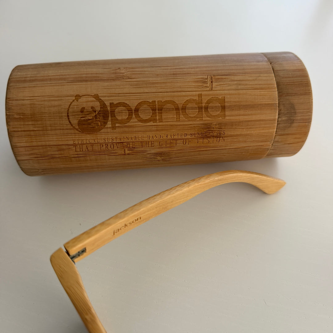 PANDA – Jackson Natural Bamboo Sunglasses | Unisex
