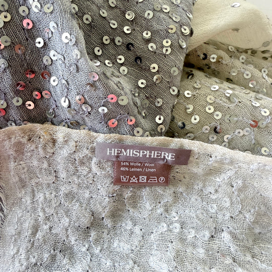 HEMISPHERE new wool/linen scarf