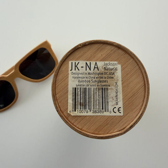PANDA – Jackson Natural Bamboo Sunglasses | Unisex