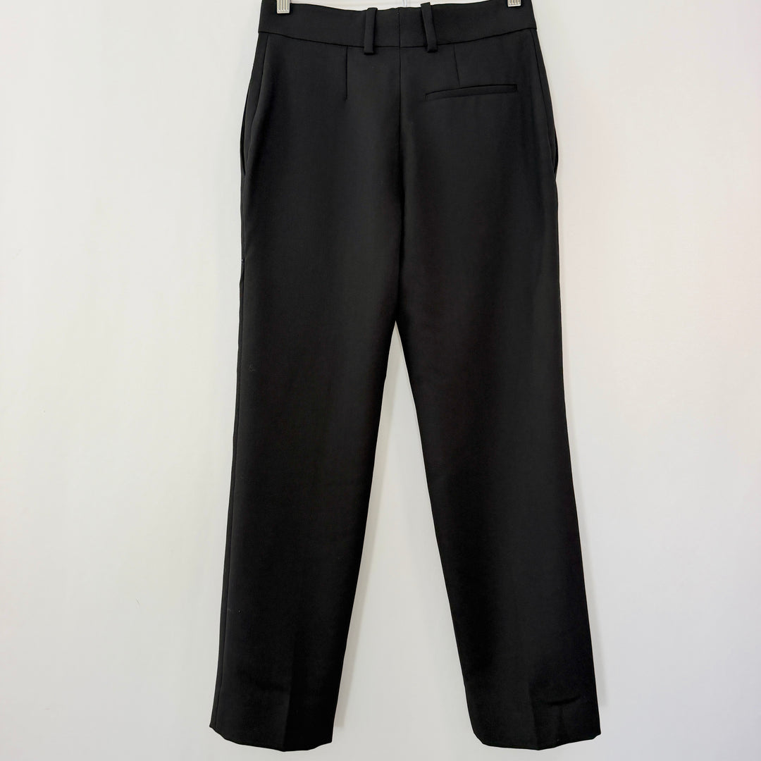 HAIDER ACKERMANN Black Wool Trousers with Gold Embroidery
