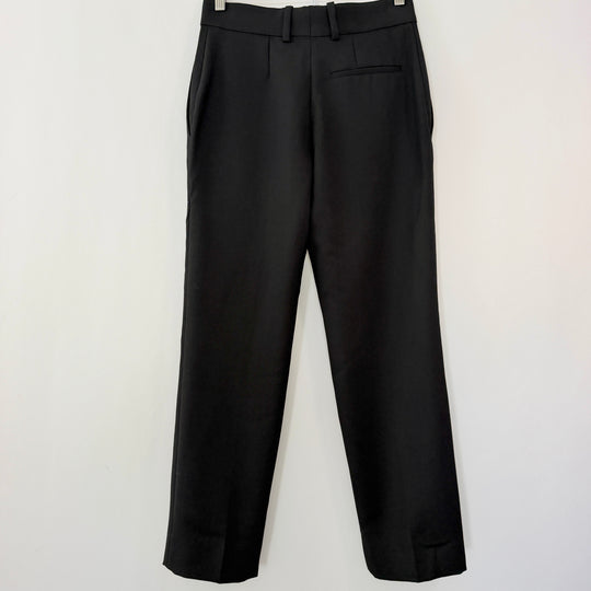 HAIDER ACKERMANN Black Wool Trousers with Gold Embroidery