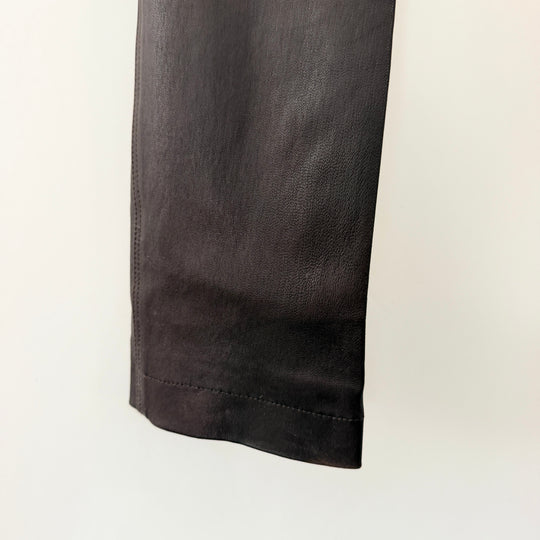 VENTCOUVERT Agnès Stretch Lambskin Leather Trousers