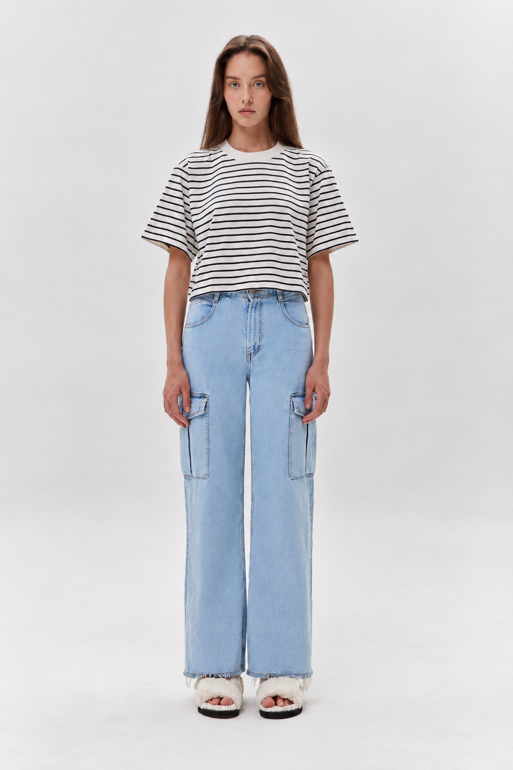 AGOLDE Minka Cargo Wide-Leg Jeans