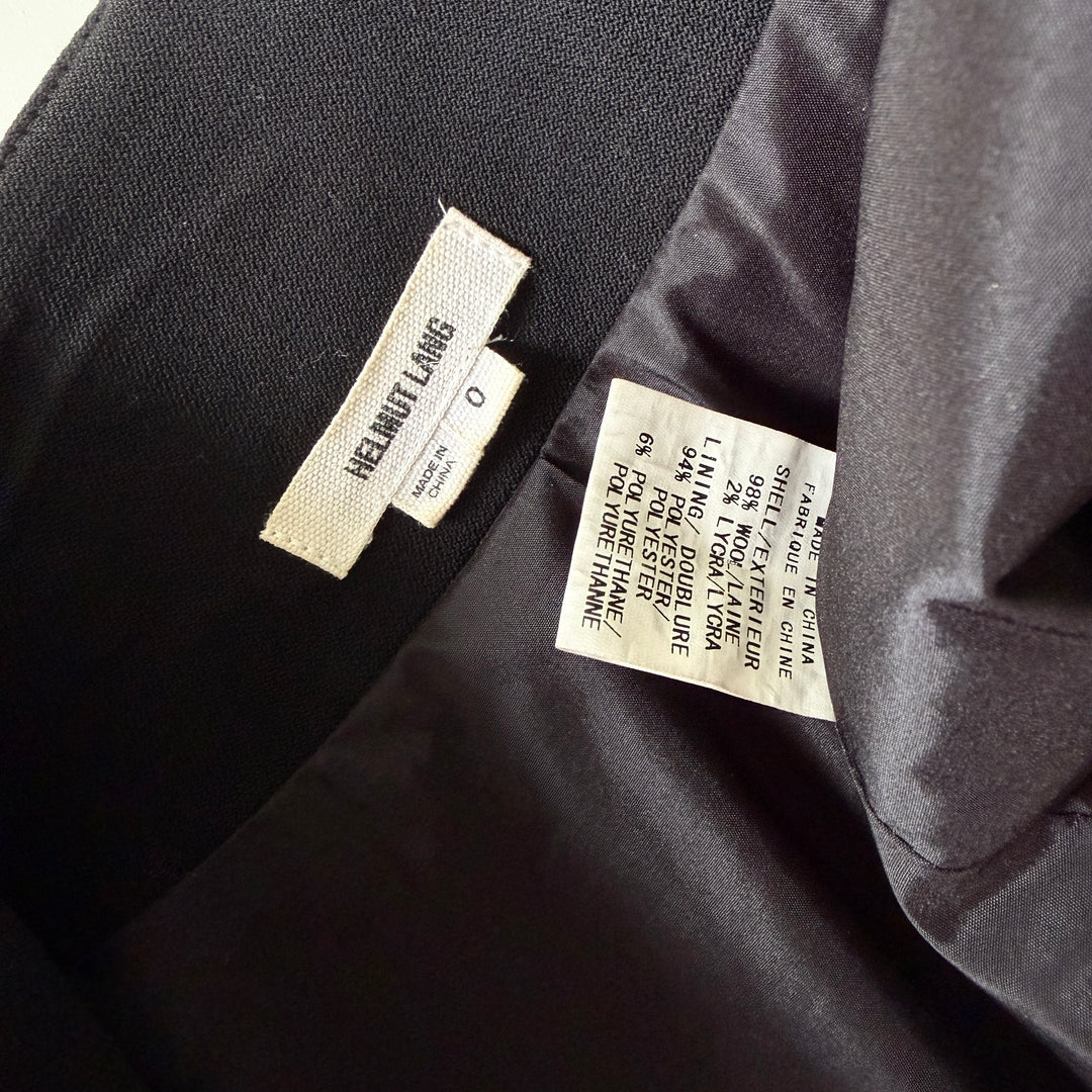 Rare HELMUT LANG archival black wool blazer