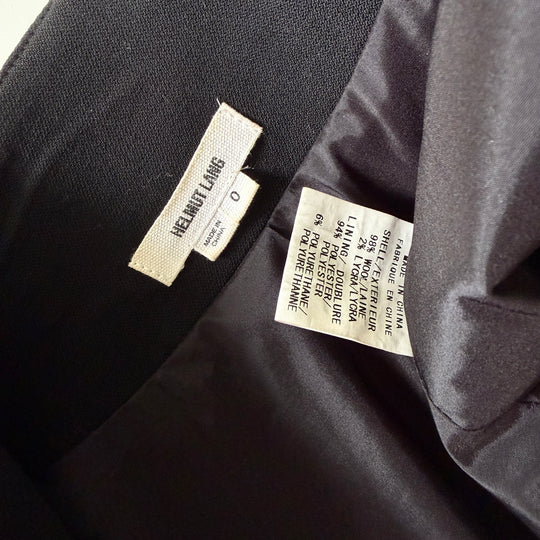 Rare HELMUT LANG archival black wool blazer