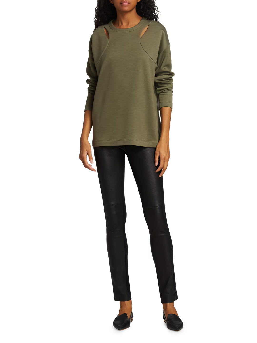 AKRIS New FRIA Leather Pants