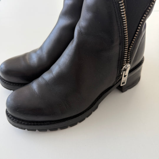 CULT Black Leather Boots
