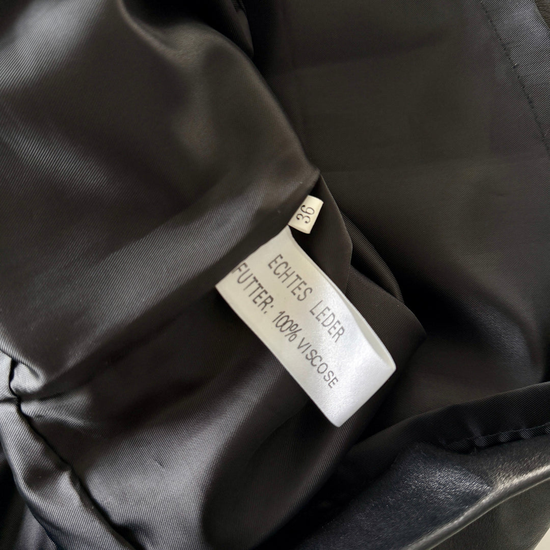 Handmade Black Leather Dress