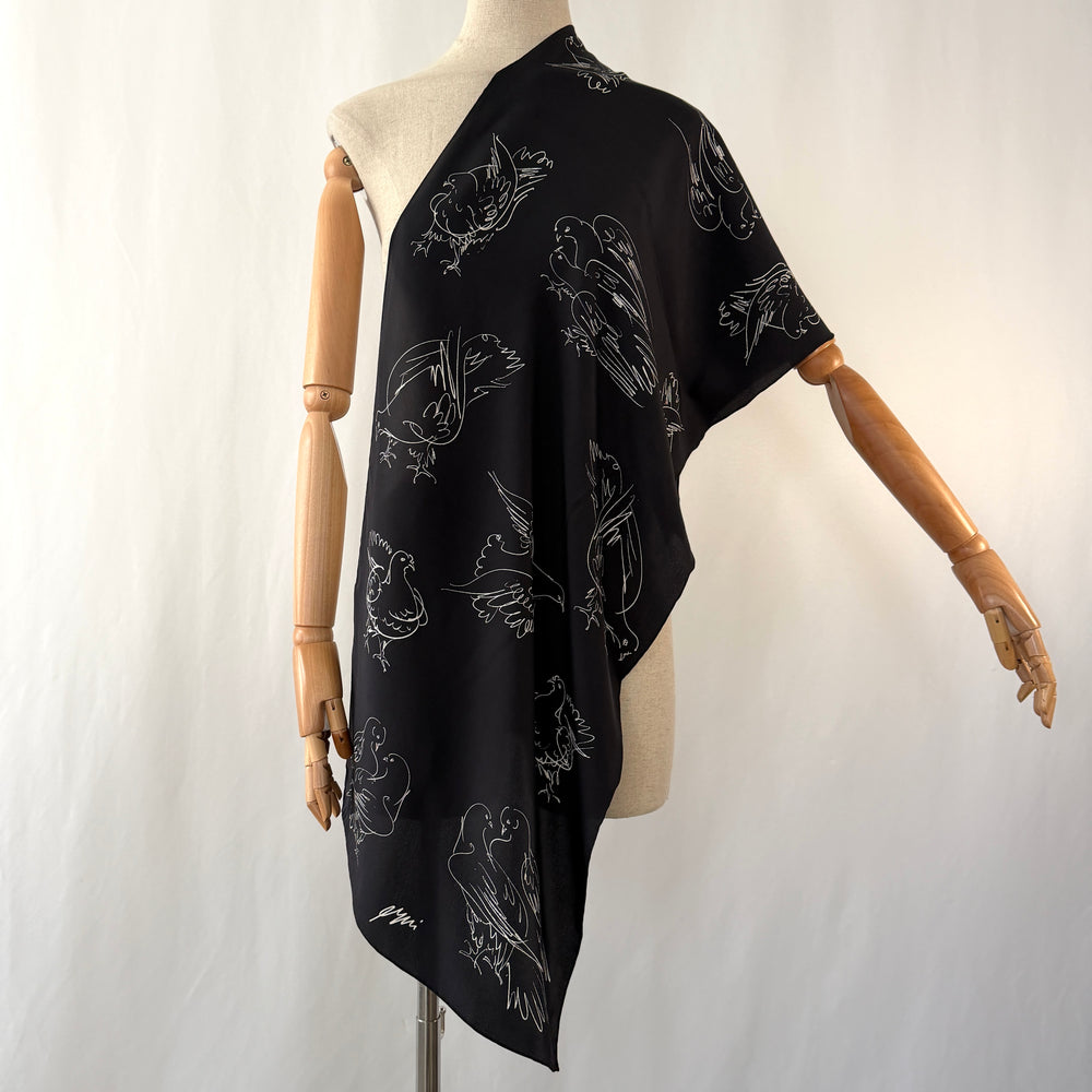 PATRICK STOFFEL Vintage Silk Scarf