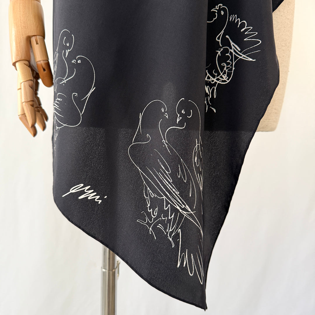 PATRICK STOFFEL Vintage Silk Scarf