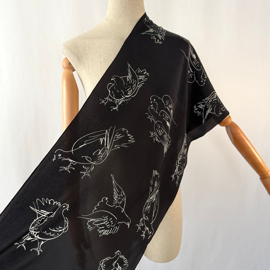 PATRICK STOFFEL Vintage Silk Scarf
