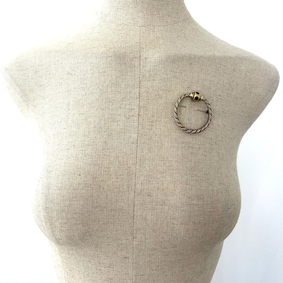 ORQUIDEA Mexico Vintage Sterling Silver Brooch
