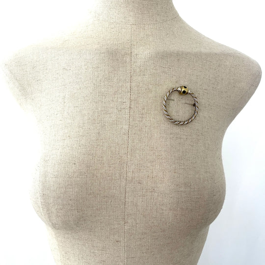 ORQUIDEA Mexico Vintage Sterling Silver Brooch