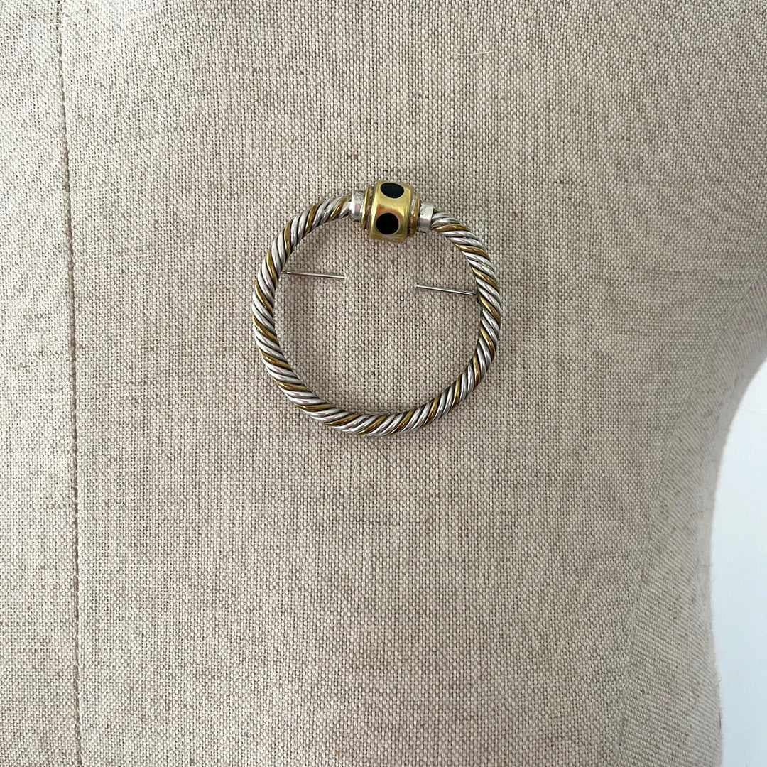 ORQUIDEA Mexico Vintage Sterling Silver Brooch