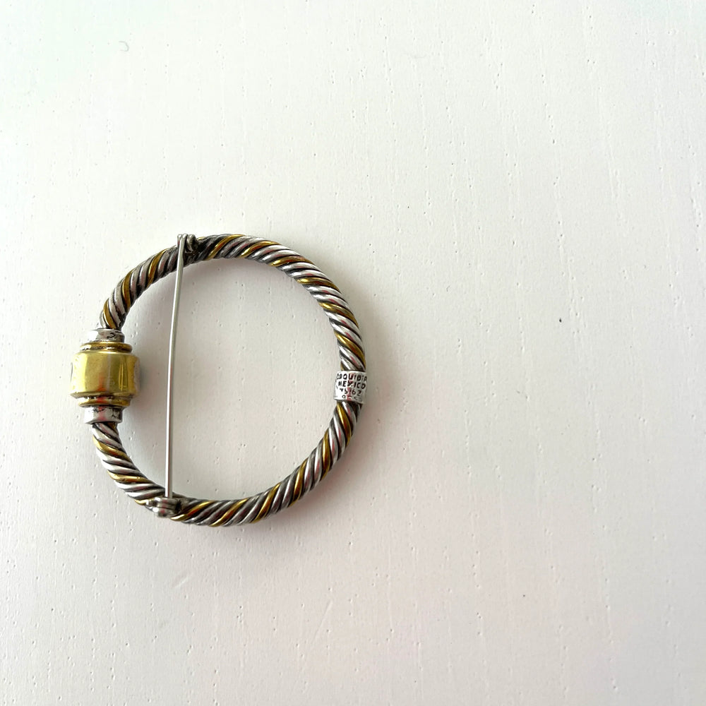 ORQUIDEA Mexico Vintage Sterling Silver Brooch