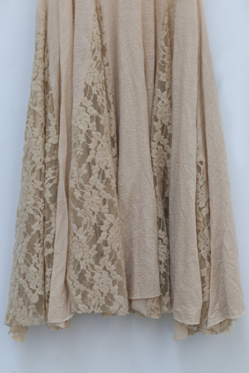 Peng Tai Lace-Panel New Maxi Dress — Rare Archive Piece
