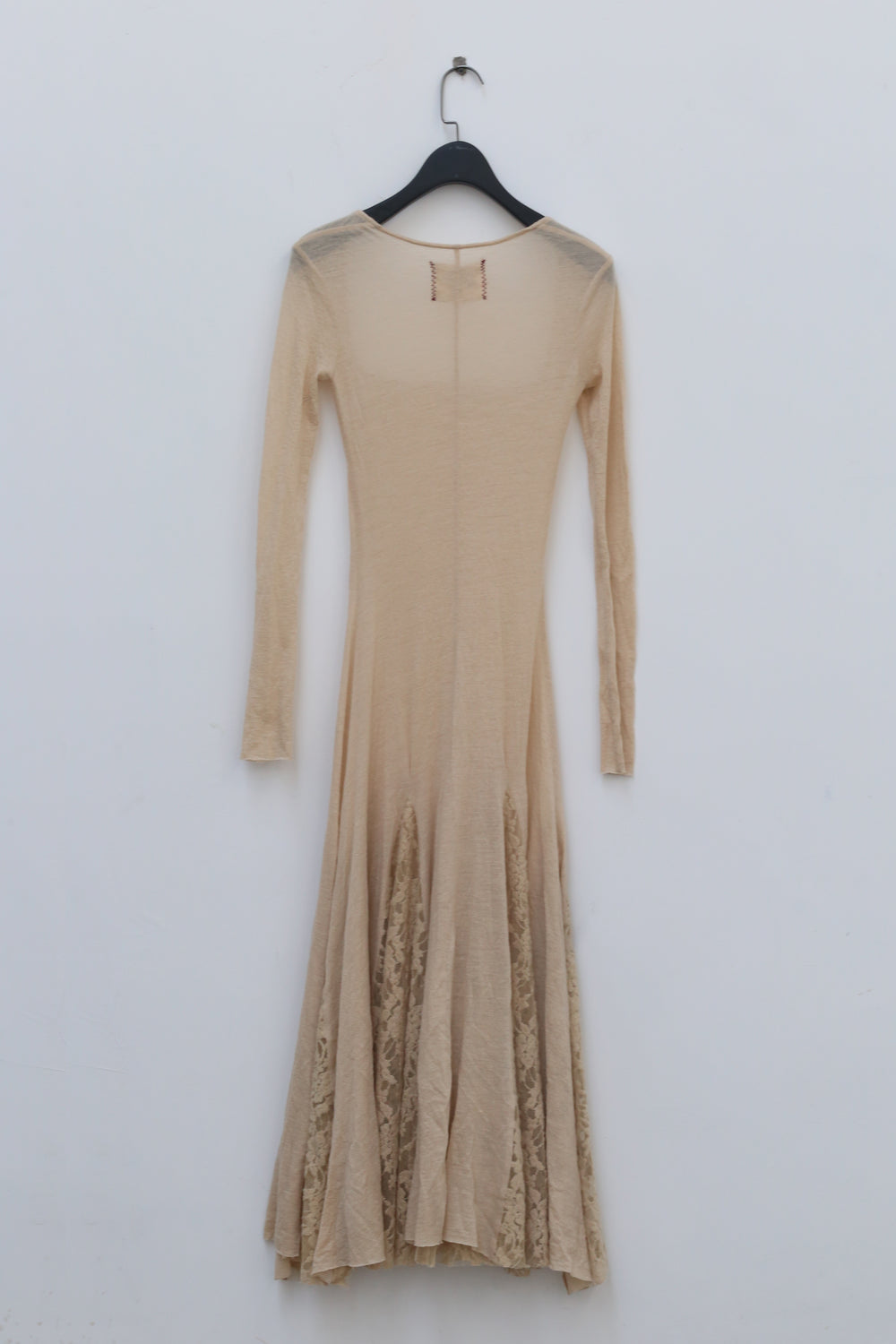 Peng Tai Lace-Panel New Maxi Dress — Rare Archive Piece