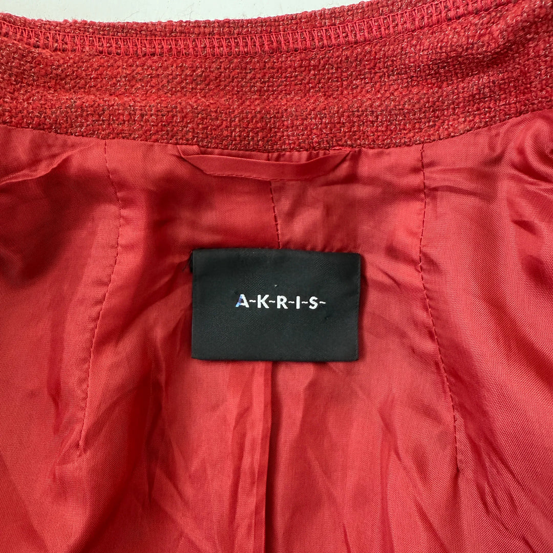 AKRIS Red Wool Jacket