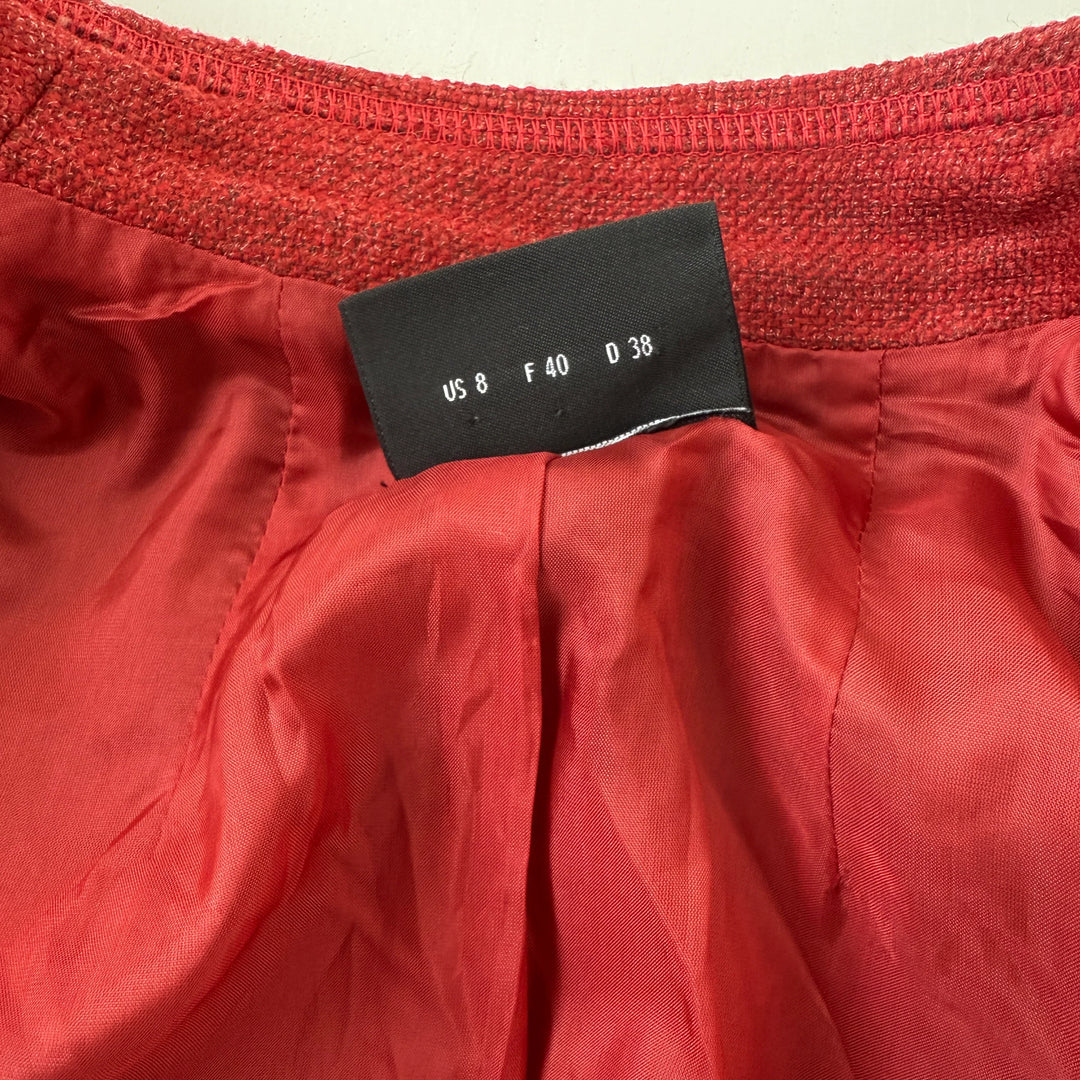 AKRIS Red Wool Jacket