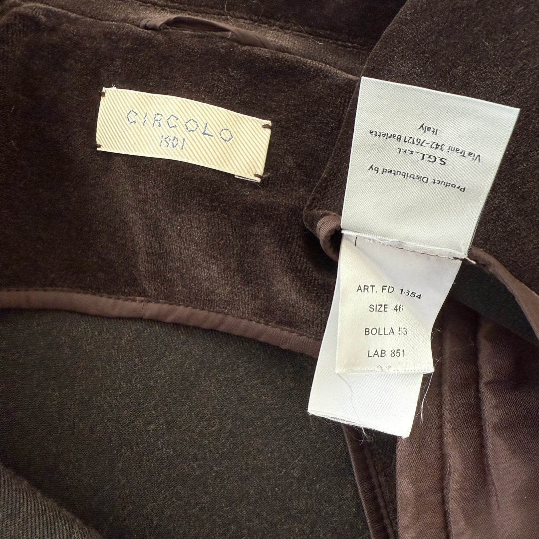 CIRCOLO 1901  Velvet Blazer