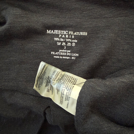 MAJESTIC FILATURES New Linen & Silk Cardigan