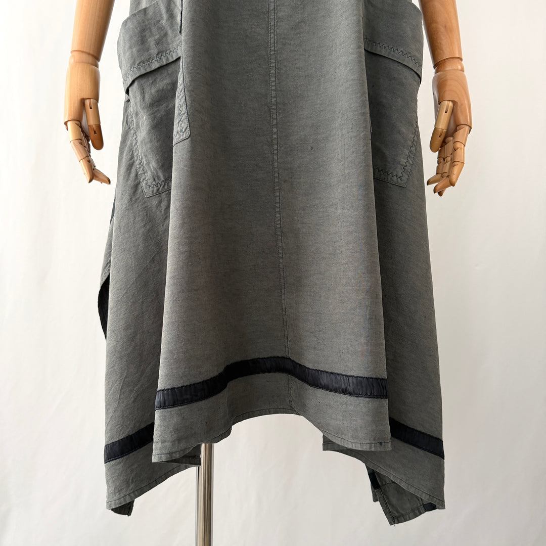 HANNES ROETHER Linen &amp; Silk Dress